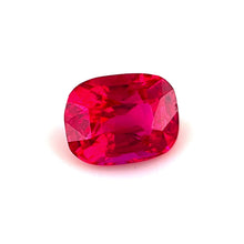 1.02 Carat Natural Unheated Mozambique Ruby Cushion Cut with Brilliant Luster
