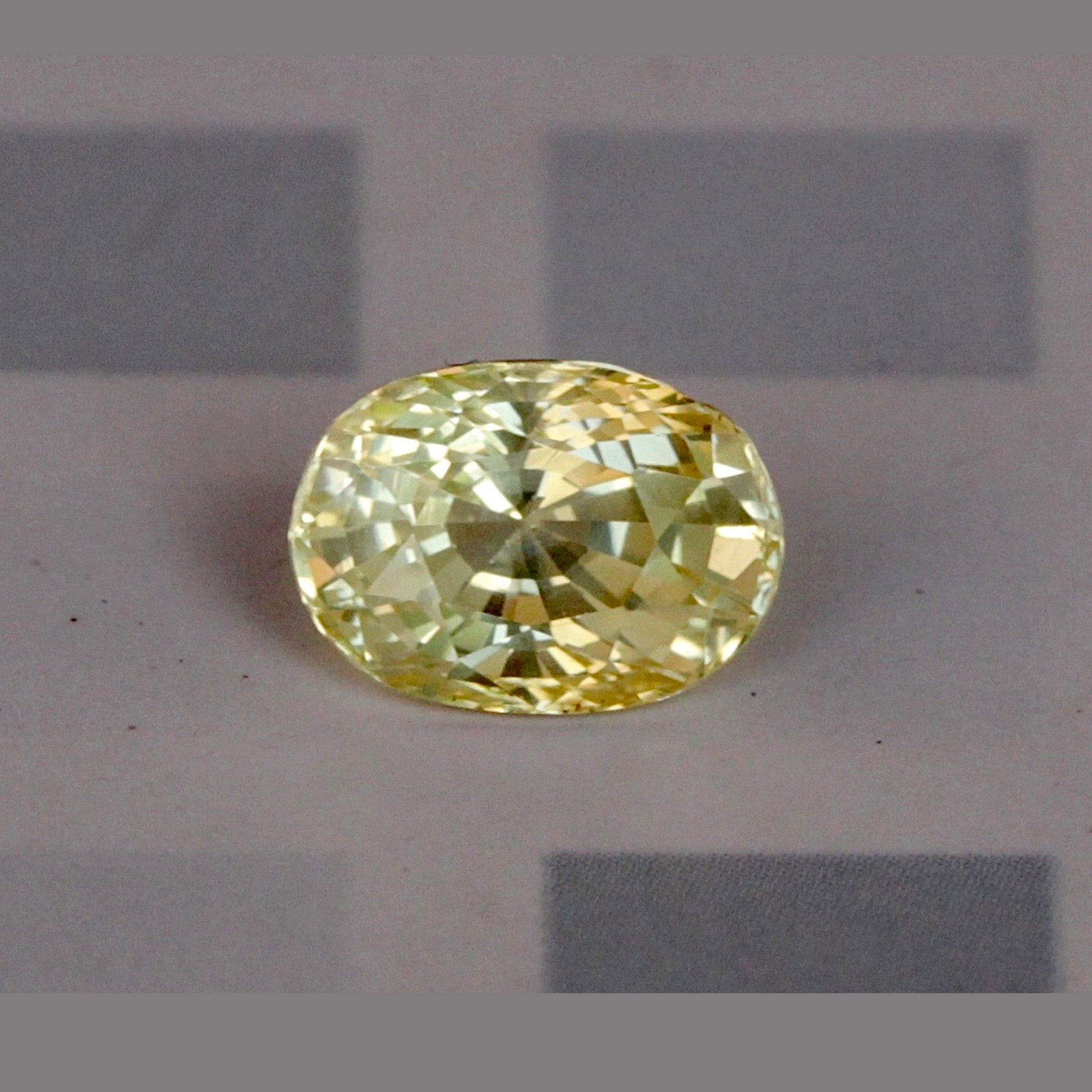 1.49Carat Natural Yellow Sapphire Unheated Oval Cut Good Luster | Unheated Loose Stone