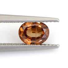 1.36Carats Natural Rare Brownish Padparadscha Sapphire King Sapphire Gemstone Oval Cut Very Good Color Brilliant Luster | Heated Loose Stone