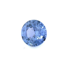 0.51 Carat Natural Blue Sapphire Gemstone Unheated Round Cut Excellent Cut Brilliant Luster Loose Stone