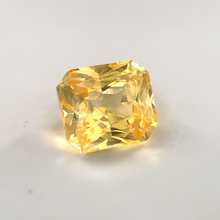 2.10Carat Natural Yellow Sapphire for Engagement Radiant Cut Vivid Yellow Brilliant Luster Excellent Cutting Big Face | Unheated Loose Stone