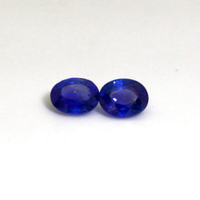 1.66Carat Natural Blue Sapphire Gemstone PAIR For Earring Oval Cut Very Good Color Brilliant Luster | Heated Loose Stone