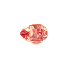 PREMIUM 0.72Carat Natural Rare SUNSET COLOR Padparadscha Sapphire Gemstone for 18k White Gold Proposal Ring Bespoke | Unheated Loose Stone