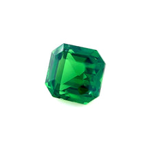 1.06 Carat Natural Tsavorite Ascher Cut Vivid Green Brilliant Luster