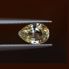 1.44Carat Natural Yellow Sapphire Unheated Pear Cut With Lemon Yellow Brilliant Luster | Unheated Loose Stone