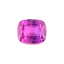 Untreated 1.70Carat Loupe Clean Natural Ultra Rare Hot Pink Sapphire Gemstone Cushion Brilliant Luster Exquisite Color| Unheated Loose Stone