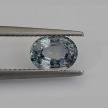 1.92Carat Natural Blue Sapphire Gemstone Ice Blue Color Oval Cut With Very Good Luster | Heated Loose Stone