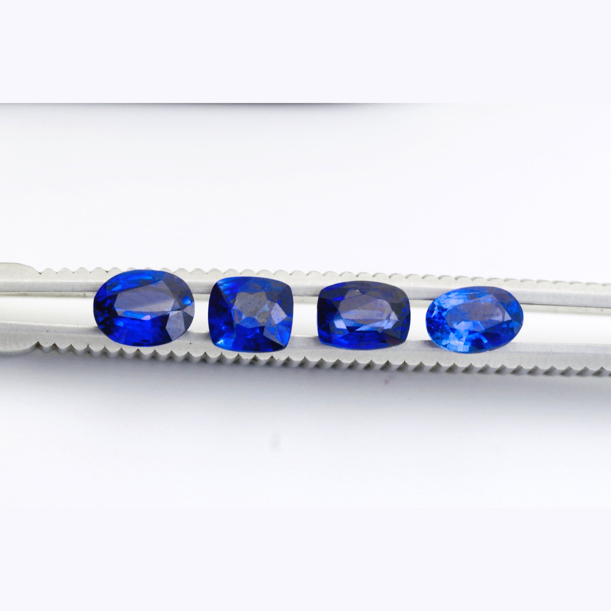 2.65Carat 4 Pcs Natural Blue Sapphire Gemstone LOT Royal Blue Color Brilliant Luster | Heated Loose Stone Lot