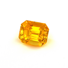 PREMIUM 1.65Carat Natural Yellow Sapphire Emerald Excellent Cut Brilliant Luster Canary Yellow Loupe Clean Wedding Ring | Heated Loose Stone