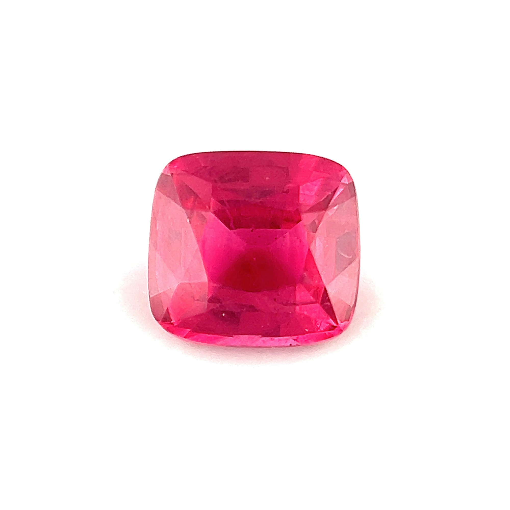 1.10Carat Natural Mahengi Red Spinel Cushion Cut Good Red Color Brilliant Luster EXQUISITE STONE | Unheated Loose Stone