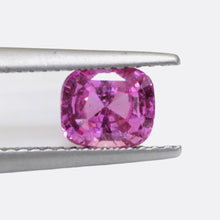 1.38Carat Natural Pink Sapphire Gemstone Cushion Cut Lovely Deep Rose Pink Color With Very Good Luster | Heated Loose Stone
