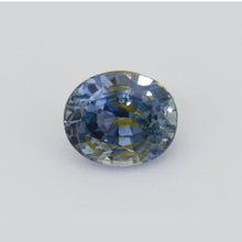  1.00 Carat Natural Blue Green Sapphire Oval Cut Unique Color with Brilliant Luster