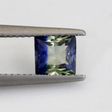 1.06 Carat Natural Blue Yellow Sapphire Princess Cut Heated