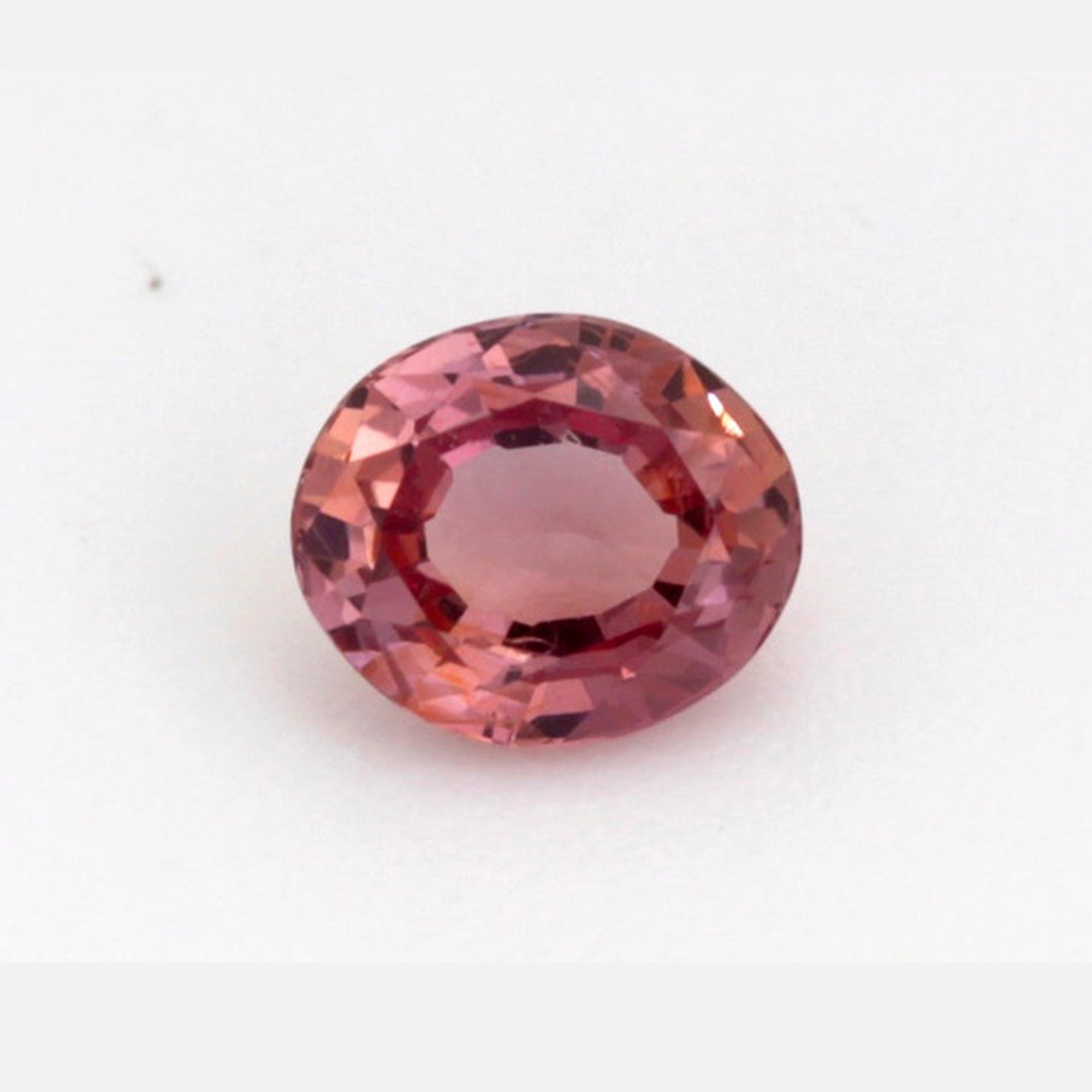 0.71Carats Natural Padparadscha Sapphire Gemstone Oval Cut