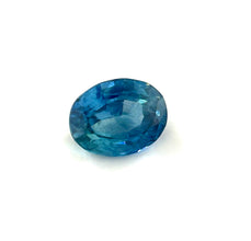 1.53Carats Natural Teal Sapphire Blue Green Sapphire Gemstone Oval Cut With Very Good Luster | Heated Loose Stone