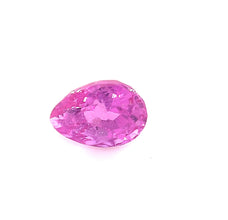 1.23Carats Natural Pink Sapphire Gemstone Pear Cut With Very Good Luster | Heated Loose Stone