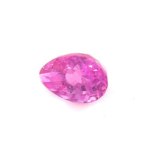 1.23Carats Natural Pink Sapphire Gemstone Pear Cut With Very Good Luster | Heated Loose Stone