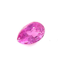 1.23Carats Natural Pink Sapphire Gemstone Pear Cut With Very Good Luster | Heated Loose Stone