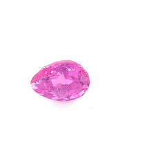 1.23Carats Natural Pink Sapphire Gemstone Pear Cut With Very Good Luster | Heated Loose Stone