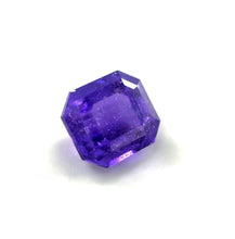 Vivid purple natural sapphire eye clean loose stone
