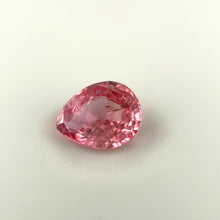 1.03 Carat Pear Padparadscha Sapphire: Orangey-Red Heated Natural Loose Gemstone | Top Luster