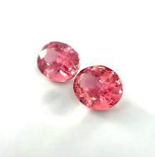 PREMIUM QUALITY Ultra Rare Untreated Top Color 2.26 Carat Padparadscha Sapphire Oval Cut Gemstone PAIR For Bespoke Diamond Studded Earring