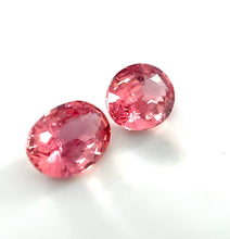 PREMIUM QUALITY Ultra Rare Untreated Top Color 2.26 Carat Padparadscha Sapphire Oval Cut Gemstone PAIR For Bespoke Diamond Studded Earring