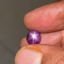 6.78Carat Natural Star Ruby for Anniversary Ring, Top Ray, Cabochon Cut, Custom Jewelry Gift for her 18k Yellow Gold | Unheated Loose Stone