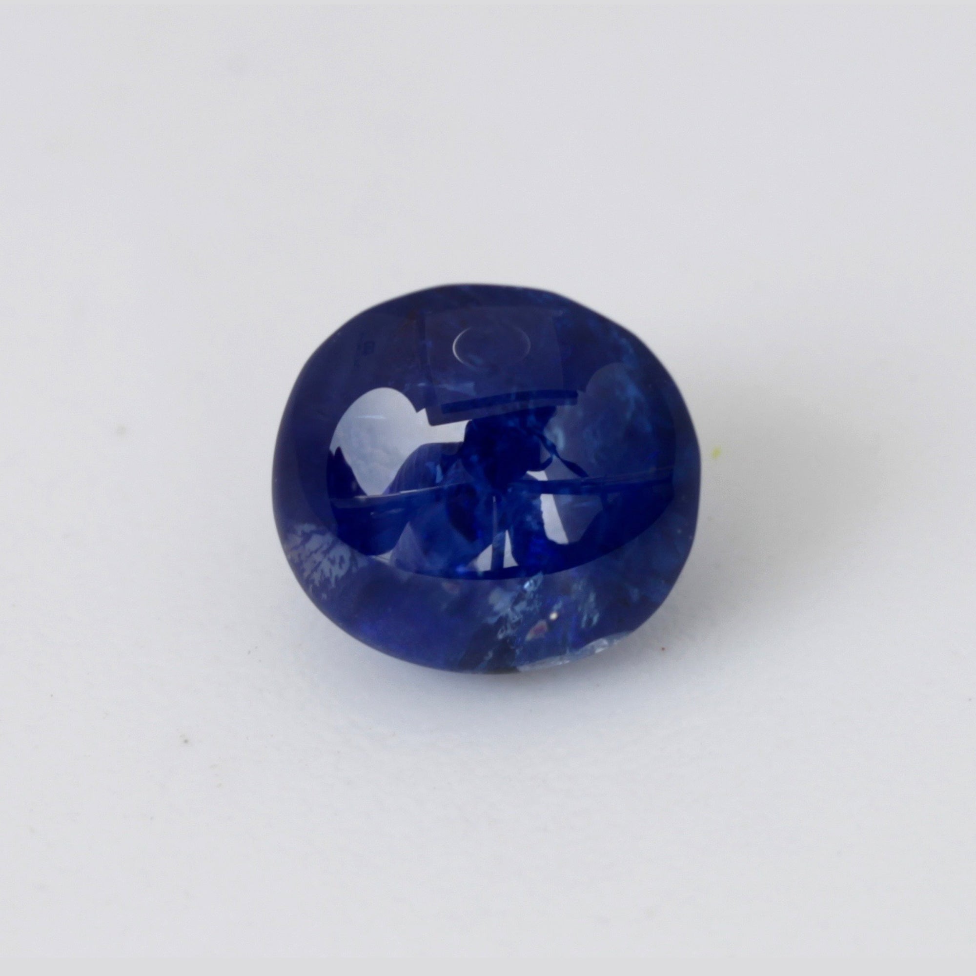 1.11Carat Natural Blue Sapphire Gemstone Rare Buff Top Cut Cornflower Blue Color Brilliant Luster | Heated Loose Stone