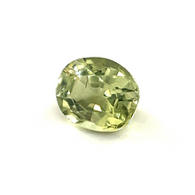 5.0mmx4.2mm Natural Untreated Apple Green Sapphire Gemstone 8k Minimalist Ring/Pendant Silver Jewelry Birthday Gift | Unheated Loose Stone
