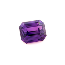 1.51Carat Natural Loupe Clean Purple Sapphire Gemstone Emerald Cut Vivid Purple Color Brilliant Luster | Unheated Loose Stone