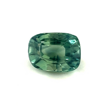 0.58Crt 5.2mmx3.8mm Natural Untreated Green Sapphire Gemstone Minimalist Ring/Pendent Silver Jewelry Gift for Mom |Unheated Loose Stone