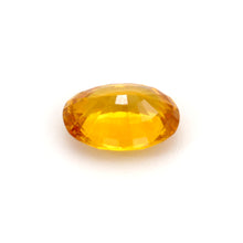1.03 Carat Natural Orange Sapphire Oval Cut Brilliant Luster