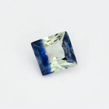 1.06 Carat Natural Blue Yellow Sapphire Princess Cut Heated