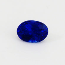  1.03 Carat Natural Blue Sapphire Gemstone Long Oval Cut Rich Royal Blue Color