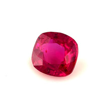 Natural 1.00Carat Untreated Mozambique Ruby Gemstone Vivid Red to Pigeon's Blood Square Cushion Brilliant Luster | Unheated Loose Stone