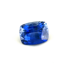 0.54Crt 5mmx4mm Cushion Natural Cornflower Blue Sapphire for 14k Minimalist Pendent Gift for Thanksgiving Her Graduation |Heated Loose Stone