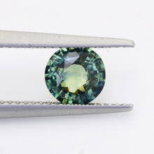 1.38Carat Natural Green Sapphire Gemstone Unique Color Round Cut Brilliant Luster Excellent Cutting | Heated Loose Stone