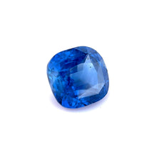 4.05Carat Natural Blue Sapphire Gemstone Square Cushion Cut Royal Blue Color Excellent Luster| Heated Loose Stone