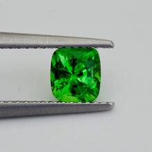 1.09Carat Beautiful Natural Tsavorite Gemstone Cushion Cut Brilliant Luster and Very Good Color | Unheated Loose Stone