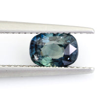 1.22Carat Natural Teal Sapphire Blue Green Sapphire Gemstone Greenish Blue Color Cushion Cut Brilliant Luster | Heated Loose Stone