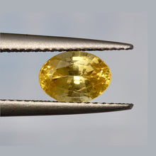1.42Carat Natural Yellow Sapphire Unheated Oval Cut Golden Yellow Good Luster | Unheated Loose Stone