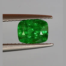 1.25Carat Beautiful Natural Tsavorite Cushion Cut Emerald Color Very Good Luster | Unheated Loose Stone