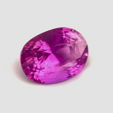 Untreated 3.56Carat Natural Ultra Rare Vivid Pink Sapphire Gemstone Ring for her Oval Brilliant Luster Exquisite Color| Heated Loose Stone