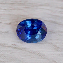 0.81Carat Natural Blue Sapphire Gemstone Oval Cut
