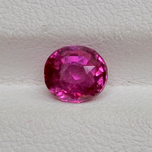 1.02 Carat Natural Hot Pink Sapphire Oval Cut with Brilliant Luster