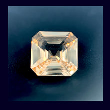 1.10Carat Natural LOUPE CLEAN Peach Padparadscha Sapphire Gemstone Champagne Color Ascher Cut Brilliant Luster | Unheated Loose Stone