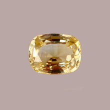 1.32Carat Natural Yellow Sapphire Unheated Cushion Cut With Golden Yellow Very Good Luster | Unheated Loose Stone
