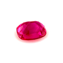 1.02 Carat Natural Unheated Mozambique Ruby Cushion Cut with Brilliant Luster