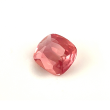 0.82Crts Natural Rare Padparadscha Sapphire Cushion Cut 18K Gold, Diamond, Engagement/ Wedding/ Birthday Gift for Her | Heated Loose Stone